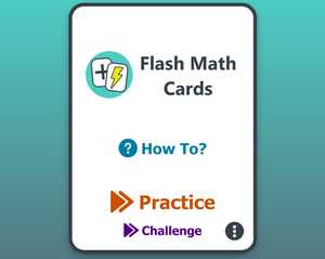 Flash Math Cards Screenshot